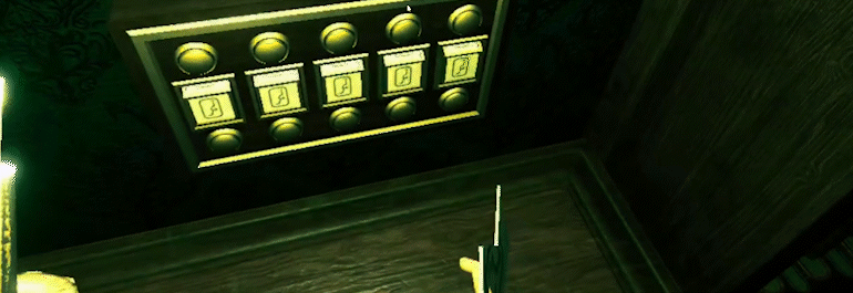 Horror in the Library VR game preview clip