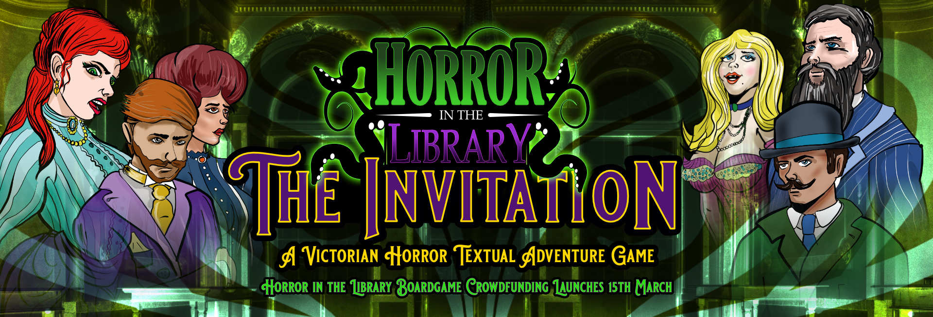 Horror in the Library Text Adventure